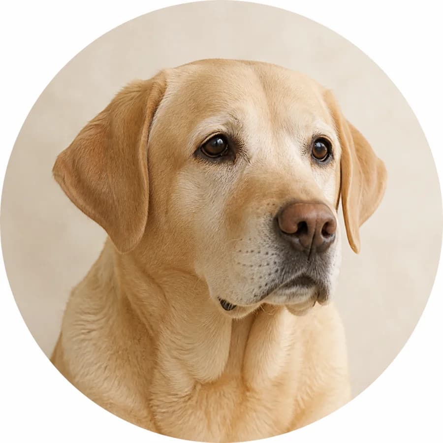 Portrait of a Labrador Retriever
